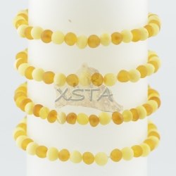 Amber baroque bracelet raw